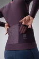 GOBIK Tricou de cilism pentru iarnă cu mânecă lungă - PACER SOLID 2.0 - mov