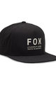 FOX Șapcă de ciclism - NON STOP TECH SNAPBACK - negru