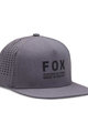 FOX Șapcă de ciclism - NON STOP TECH SNAPBACK - gri