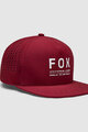 FOX Șapcă de ciclism - NON STOP TECH SNAPBACK - bordo