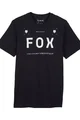 FOX Tricou de ciclism cu mânecă scurtă - AVIATION PREM - negru