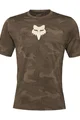 FOX Tricou de ciclism cu mânecă scurtă - RANGER DRI - maro