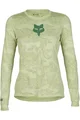 FOX Tricou de ciclism cu mânecă lungă de vară - RANGER TRU DRI W - verde deschis