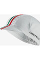 CASTELLI Șapcă de ciclism - ITALIA CAP - alb