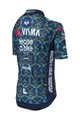 AGU Tricou de ciclism cu mânecă scurtă - TDF 2024 TEAM VISMA | LEASE A BIKE KIDS - albastru/galben