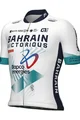 ALÉ Tricou de ciclism cu mânecă scurtă - BAHRAIN VICTORIOUS 2024 - alb/albastru