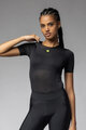 ALÉ Tricou de ciclism cu mânecă scurtă - INTIMO VELO ACTIVE - negru