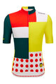 SANTINI Tricou de ciclism cu mânecă scurtă - TDF COMBO - multicolor