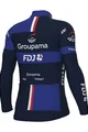 ALÉ Tricou de cilism pentru iarnă cu mânecă lungă - GROUPAMA FDJ 2024 - albastru