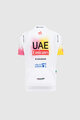 PISSEI Tricou de ciclism cu mânecă scurtă - UAE TEAM EMIRATES REPLICA - GIRO + TOUR 24 JR - alb/roz/galben