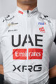 PISSEI Vestă de ciclism - UAE TEAM EMIRATES 2025 - alb/negru