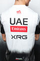 PISSEI Tricou de ciclism cu mânecă scurtă - UAE TEAM EMIRATES 2025  - alb/negru