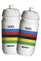 SANTINI Sticlă de apă pentru ciclism - UCI - alb/multicolor