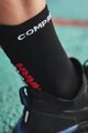 COMPRESSPORT Șosete clasice de ciclism - PRO RACING  V4.0 RUN HIGH - negru/roșu