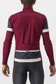 CASTELLI Tricou de cilism pentru iarnă cu mânecă lungă - PASSISTA - bordo