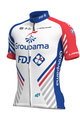 ALÉ Tricou de ciclism cu mânecă scurtă - GROUPAMA FDJ 2019 - alb/albastru/roșu