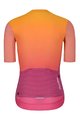 HOLOKOLO Tricoul și pantaloni scurți de ciclism - INFINITY LADY - negru/roz/portocaliu