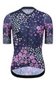 MONTON Tricou de ciclism cu mânecă scurtă - PLUM FLOWER LADY - mov