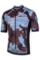 NALINI Tricou de ciclism cu mânecă scurtă - AIS CROSS 2.0 MTB - albastru/maro