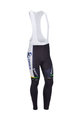 Pantaloni de ciclism lungi cu bretele - GREENEDGE 2013 SMR - alb/negru