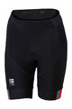 SPORTFUL Pantaloni scurți de ciclism fără bretele - BODYFIT PRO LADY - negru